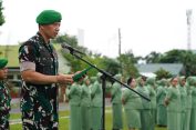 462 Prajurit Naik Pangkat, Korem 043/Gatam Gelar Upacara dan Korp Raport