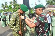 Pangdam XXI/Radin Inten Kunjungi Kodim 0424/Tanggamus dan Berikan Arahan kepada Prajurit dan Persit