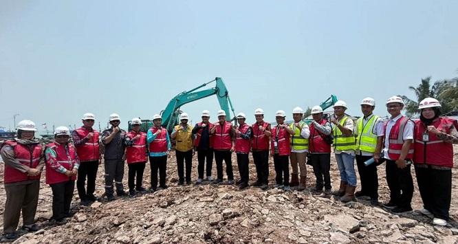 Kemenko Pangan Tinjau Progres Kampung Nelayan Merah Putih di Lampung Selatan