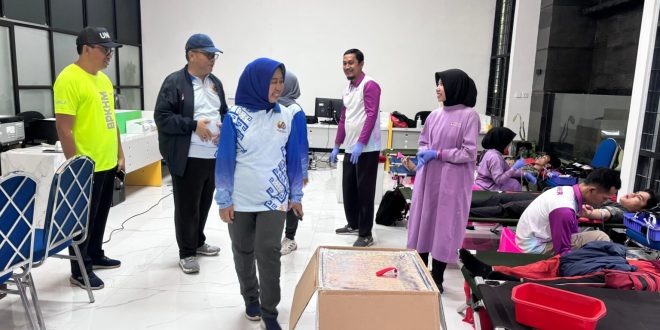 Donor Darah Warnai Perayaan Dies Natalis 60 Unila