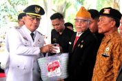 Momen HUT RI ke- 80 Wali Kota dan Forkopimda ramah tamah bersama pejuang dan veteran