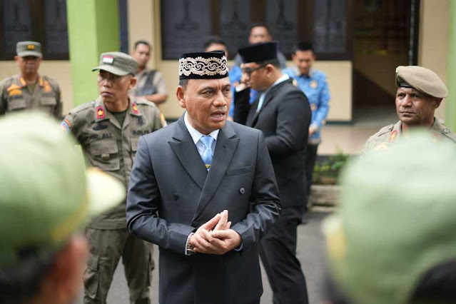 Momentum Upacara Hari Kesaktian Pancasila, Bambang-Rafieq beri pesan menyentuh untuk Linmas