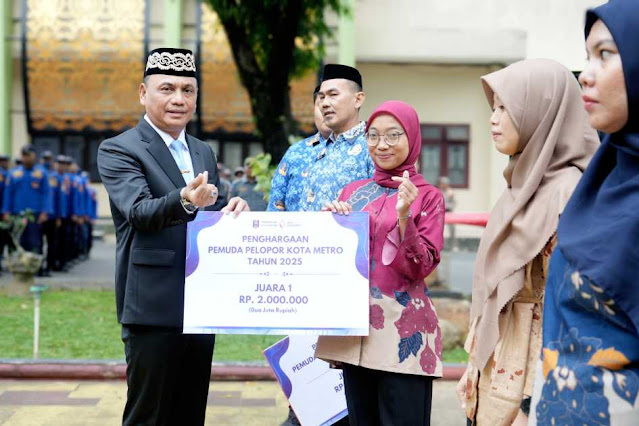 Hi. Bambang Imam Santoso Wali Kota Metro ajak pemuda memaknai Sumpah Pemuda sebagai bentuk persatuan untuk kemajuan