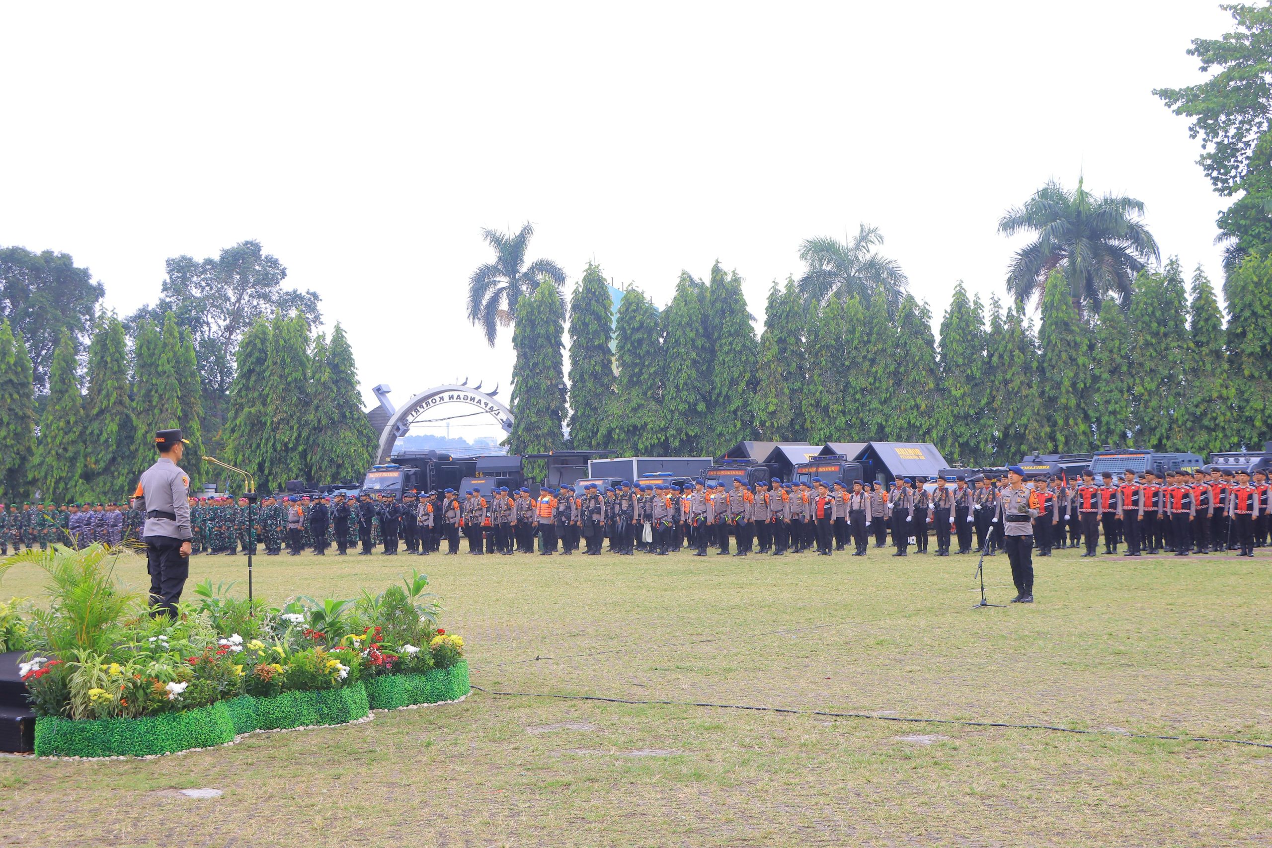 Gelar Apel Pasukan Kesiapan Tanggap Darurat Bencana, Polda Lampung Siapkan Strategi Dan Antisipasi Bencana Alam