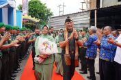 Danrem 043/Gatam Sambut Pangdam XXI/Radin Inten Dengan Hangat Dan Penuh Makna