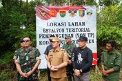 Sinergi TNI–Pemda : Danrem 043/Garuda Hitam Tinjau lokasi Rencana Pendirian Yonif Teritorial dI Pesisir Barat.