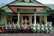 KUATKAN PEMBINAAN TERITORIAL, DANREM 043/GARUDA HITAM SAMBANGI KODIM 0422/LAMPUNG BARAT