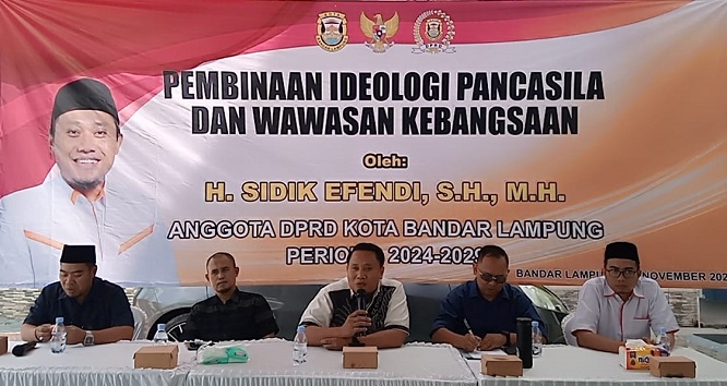 Sidik Efendi Ajak Warga Jaga Kekompakan dalam Kehidupan Bermasyarakat