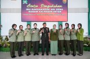 Danrem 043/Gatam Hadiri Pengukuhan Ibu Raksakarini Sri Sena Kodam XXI/Radin Inten Tahun 2025