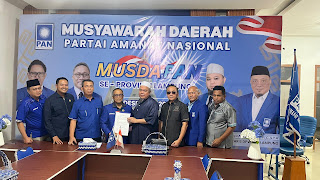 Ketua DPD PAN Firmansyah dan Sekretaris Erwansyah Tegaskan PAN Harus Semakin Solid dan Progresif