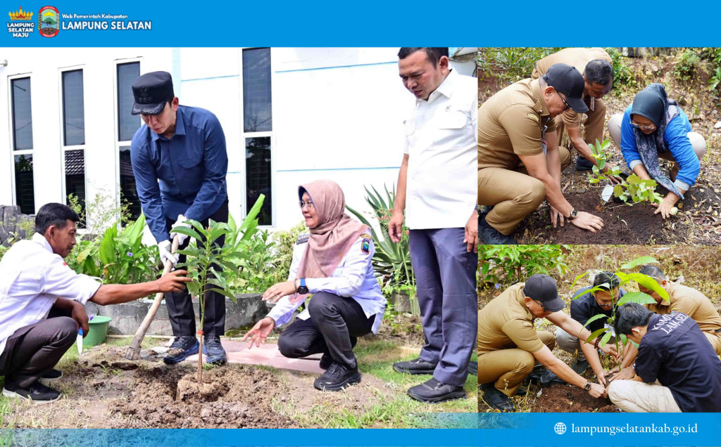 5.792 PPPK Paruh Waktu Lampung Selatan Tanam Pohon Serentak, Kampanye “Pohon Asuh” Gaungkan Gerakan Hijau dari Birokrasi
