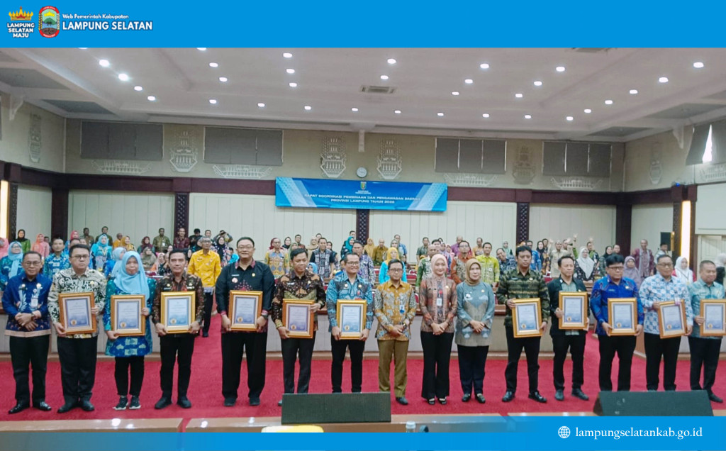 Lampung Selatan Raih Apresiasi Gubernur atas Penyelesaian 100 Persen Tindak Lanjut Pengawasan