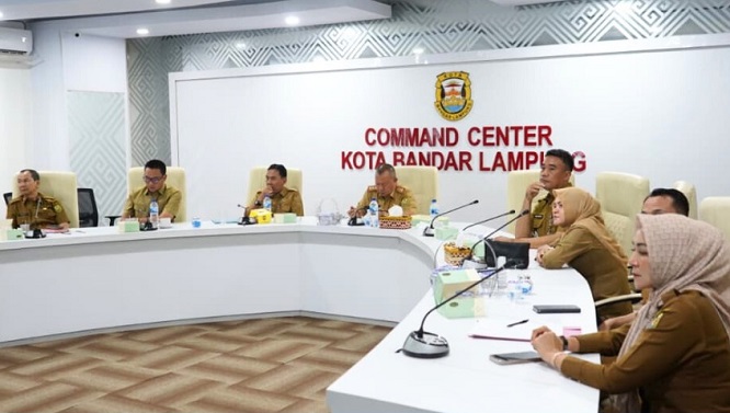 Pemkot Bandar Lampung Ikuti Rapat Koordinasi Pelaksanaan Hari Desa Nasional