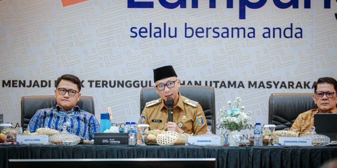 Gubernur Mirza Dorong Bank Lampung pada Tahun 2026 Lakukan Penguatan Sektor Riil dan Kredit Produktif di Pedesaan