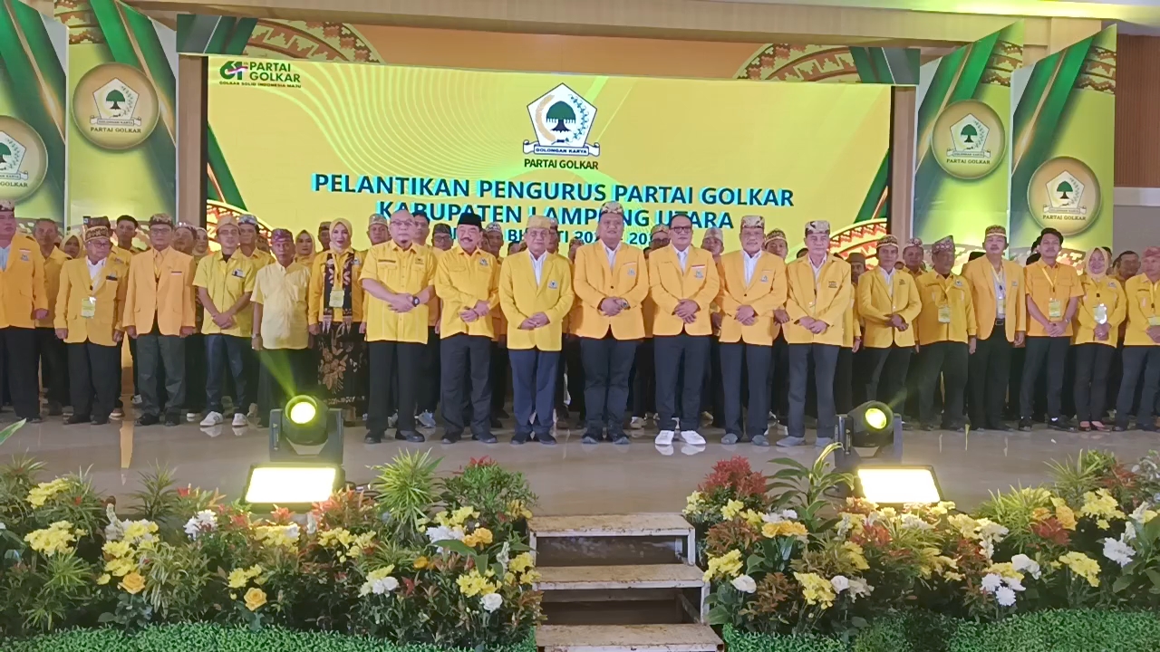 Musda XI Golkar Lampura Tetapkan Arnando Ferdiansyah sebagai Ketua, Targetkan 8 Kursi di Pemilu 2029