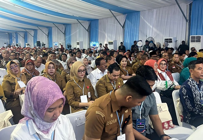 Wagub Lampung Hadiri Peresmian Serentak 166 Sekolah Rakyat oleh Presiden Prabowo