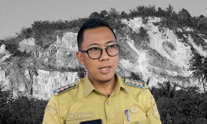 Dinas Lingkungan Hidup Hentikan Aktivitas Penggerusan Bukit Camang