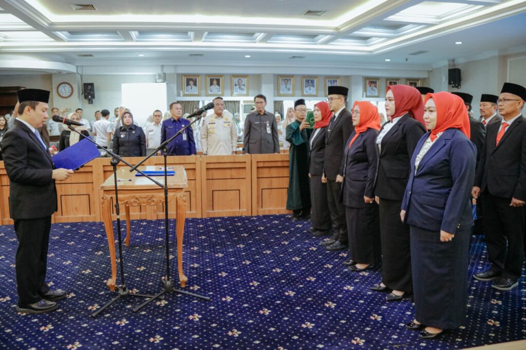 Sekdaprov Marindo Lantik 15 Pejabat Administrator Pemprov Lampung, Ini Daftar Namanya