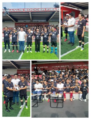 DPRD Lampung Bersinergi Lewat Olahraga Mini Soccer Bersama Pemprov dan Jurnalis