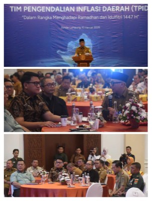 Ketua DPRD Provinsi Lampung Hadiri HML TPID Jelang Ramadhan dan Idul Fitri 1447 Hijriah