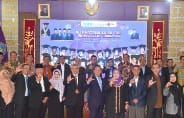 Komisi V DPRD Provinsi Lampung Hadiri Kegiatan Guru Besar FKIP Unila Dies Natalis ke-58