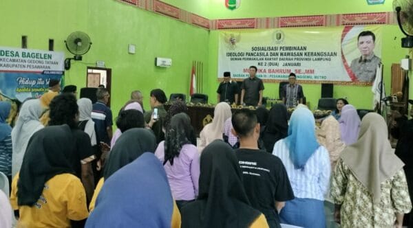 Anggota DPRD Lampung Mustika Bahrum Sosialisasi PIP-WK di Gadingrejo