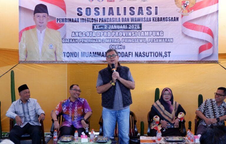 Anggota DPRD Lampung Tondi MG Nasution : Pancasila Fondasi Utama Merawat Kebhinnekaan Bangsa