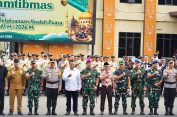 Hadiri Apel Siaga Kamtibmas, Kasrem 043/Gatam Ajak Generasi Muda Untuk Mengisi Bulan Suci Ramadhan Dengan Kegiatan Yang Positif dan Bermanfaat.