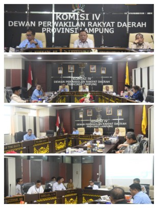 Komisi IV DPRD Provinsi Lampung Gelar RDP Bersama Dinas Perhubungan dan PT Pelindo Regional 2