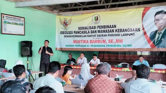 Anggota DPRD Lampung Sosialisasi PIP- WK di Dapilnya Pesawaran