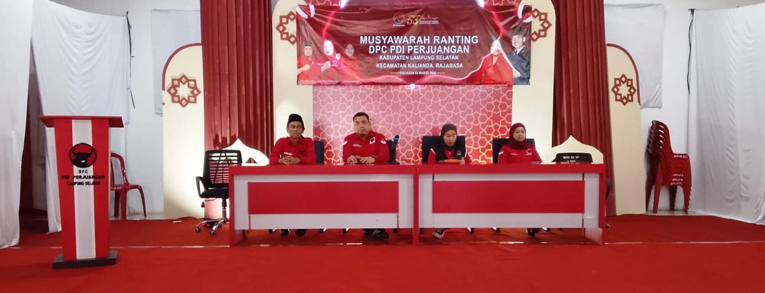 Musran Kalianda–Rajabasa Menggelegar! PDI-P Lampung Selatan Panaskan Mesin, Target 12 Kursi Tak Bisa Ditawar