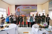 Bupati Nanda Dampingi Wasev Panglima TNI Tinjau TMMD Ke-127 Kodim 0421/Lampung Selatan