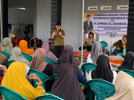 Perkuat Nilai Pancasila di Bulan Ramadan, Anggota DPRD Lamsel Ahmad Al-Akhran Gelar Pembinaan Wawasan Kebangsaan di Way Panji