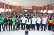 Pemkot Bandar Lampung Salurkan Bantuan Ramadhan Kepada Pengemudi Ojol