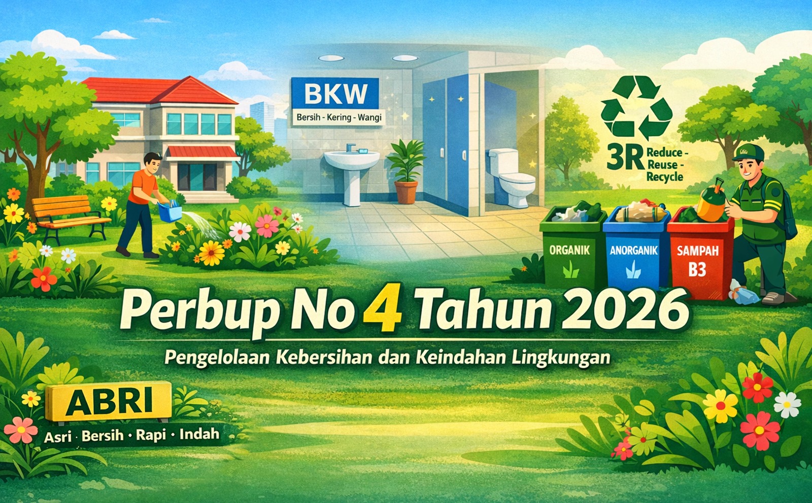 Bupati Egi Terapkan Standar Kebersihan Baru, Mulai 2026 Warga Lampung Selatan Wajib Pilah Sampah