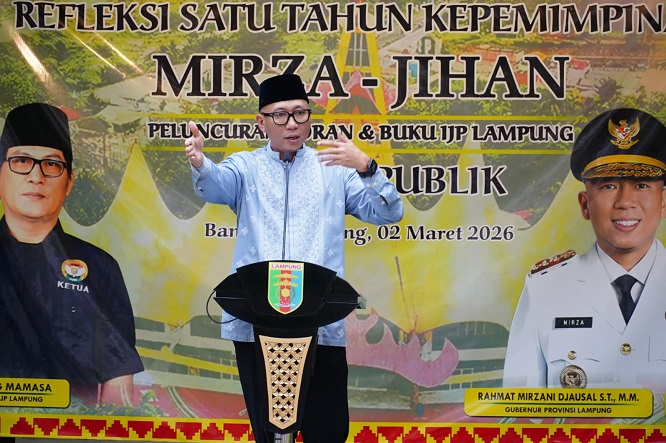 Pemprov Lampung Perkuat Fondasi Pembangunan di Tahun Pertama Kepemimpinan Mirza–Jihan