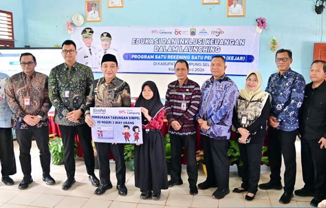 150 Siswa SDN 3 Way Urang Kini Punya Rekening Sendiri, Wabup Syaiful: Latih Finansial Sejak Dini