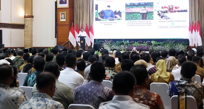 Hadapi Ancaman Kekeringan Ekstrem 2026, Bupati Egi Ikuti Rakornas Kementan RI