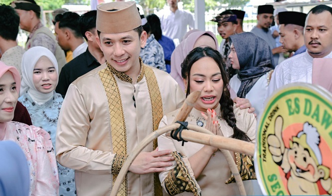 Dari Pecel Siram hingga Es Dawet, UMKM Jadi Bintang di Halalbihalal Pemkab Lampung Selatan