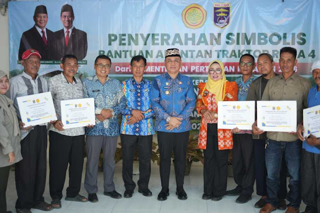 Walkoti Metro Bambang Apresiasi Bantuan Alsintan, Tekankan Pentingnya Pemanfaatan dan Perawatan Optimal
