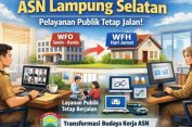Mulai Besok, ASN Lampung Selatan WFH Tiap Jumat, Pemkab Pastikan Pelayanan Publik Tetap Jalan, Ini Skemanya!