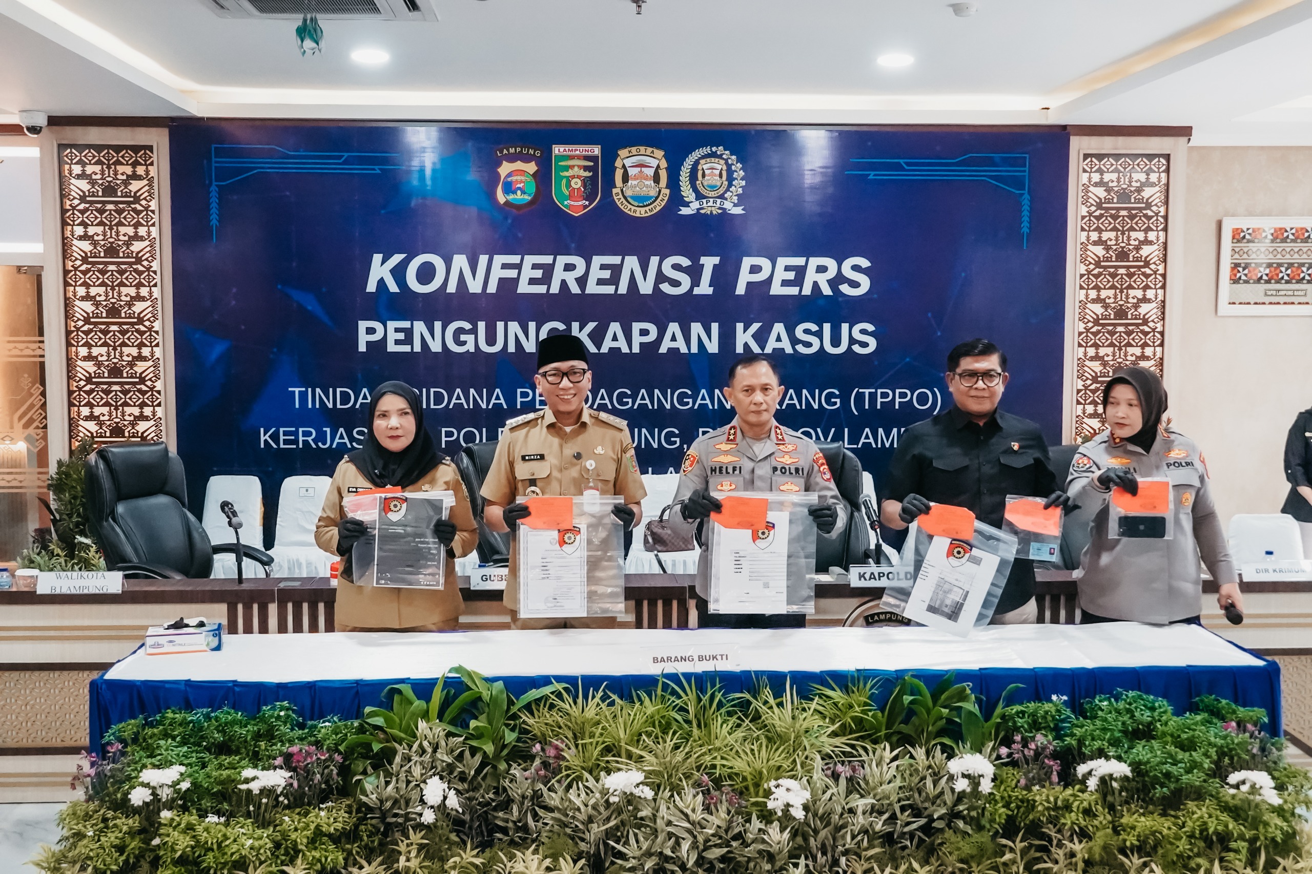 Walikota Eva Dwiana Dukung Dan Apresiasi Pengungkapan Kasus TPPO Oleh POLDA Lampung