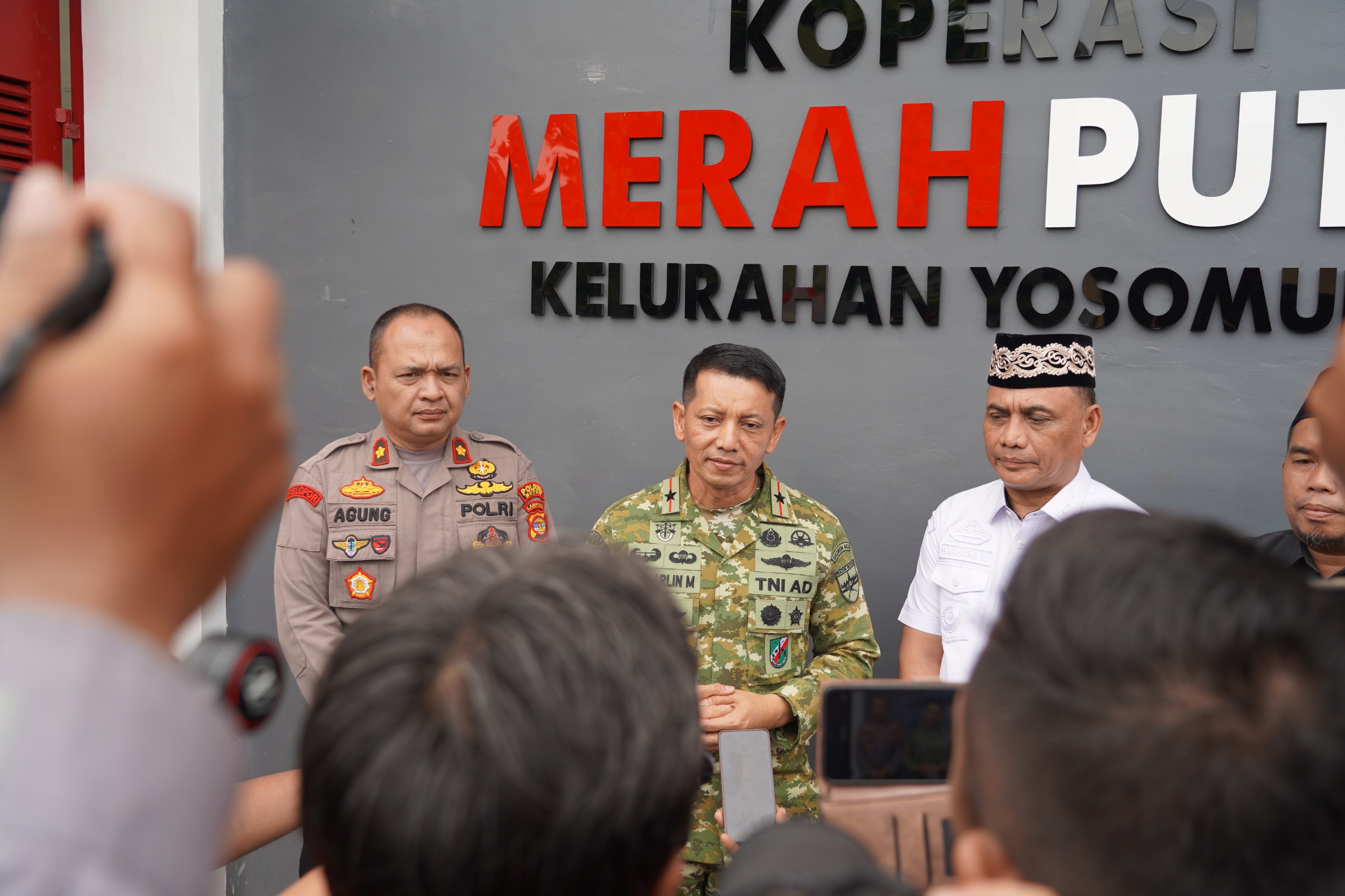 Danrem 043/Gatam Ikuti Launching 1.061 Koperasi Desa/Kelurahan Merah Putih Secara Virtual Bersama Presiden RI di Kota Metro