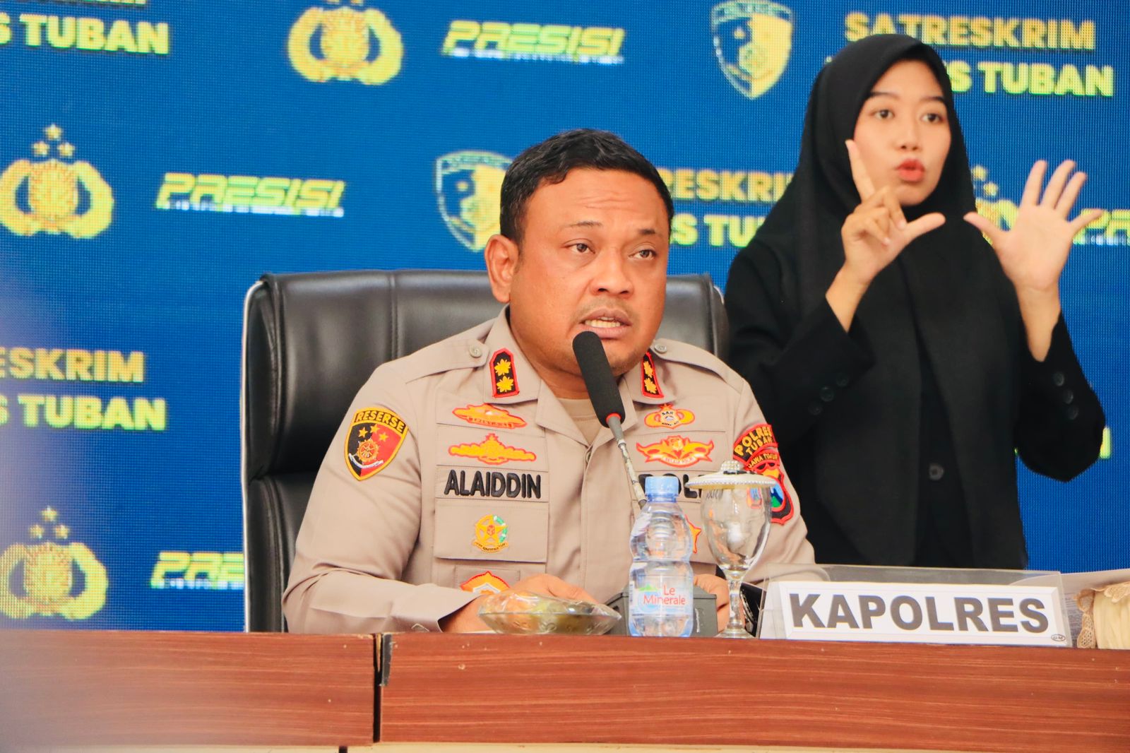 Apresiasi Untuk Kapolres Tuban Dan Jajaran Dalam Mengungkap Kasus Pencurian Sapi Di Wilayahnya