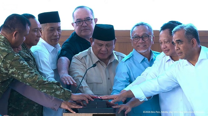 1.061 Kopdes Merah Putih Diresmikan Presiden, Lampung Dukung Penuh Percepatan Pembentukan Kopdes Melalui Pemanfaatan Aset Milik Pemda
