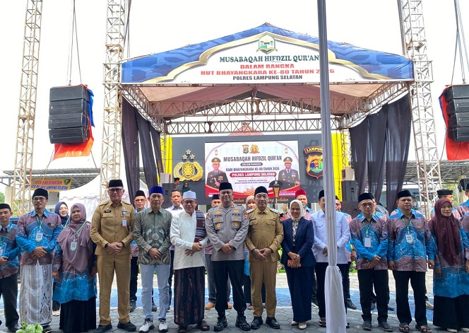 Ketua DPRD Lampung Selatan Apresiasi Musabaqoh Hafidz Qur’an Peringatan Hari Bhayangkara Ke-80