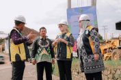 Wagub Jihan Nurlela Groundbreaking Tiga Ruas Jalan di Pringsewu