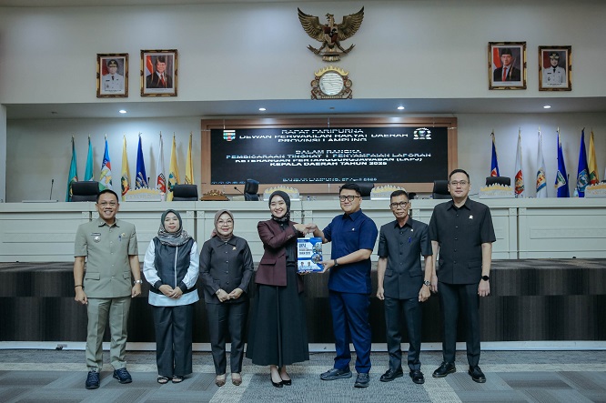 Wagub Jihan Sampaikan LKPJ 2025 dalam Rapat Paripurna DPRD Provinsi Lampung