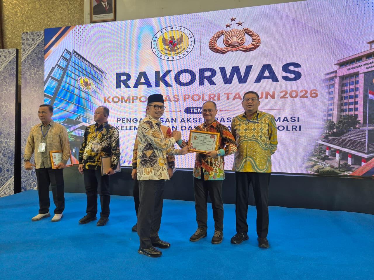 Irwasda Polda Lampung Raih Predikat Peserta Terbaik pada Rakorwas Kompolnas-Polri 2026