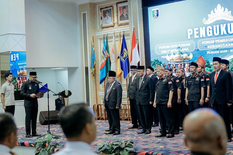 Kukuhkan Tiga Forum Strategis, Gubernur Mirza Ajak Semua Elemen Jaga Harmoni Lampung